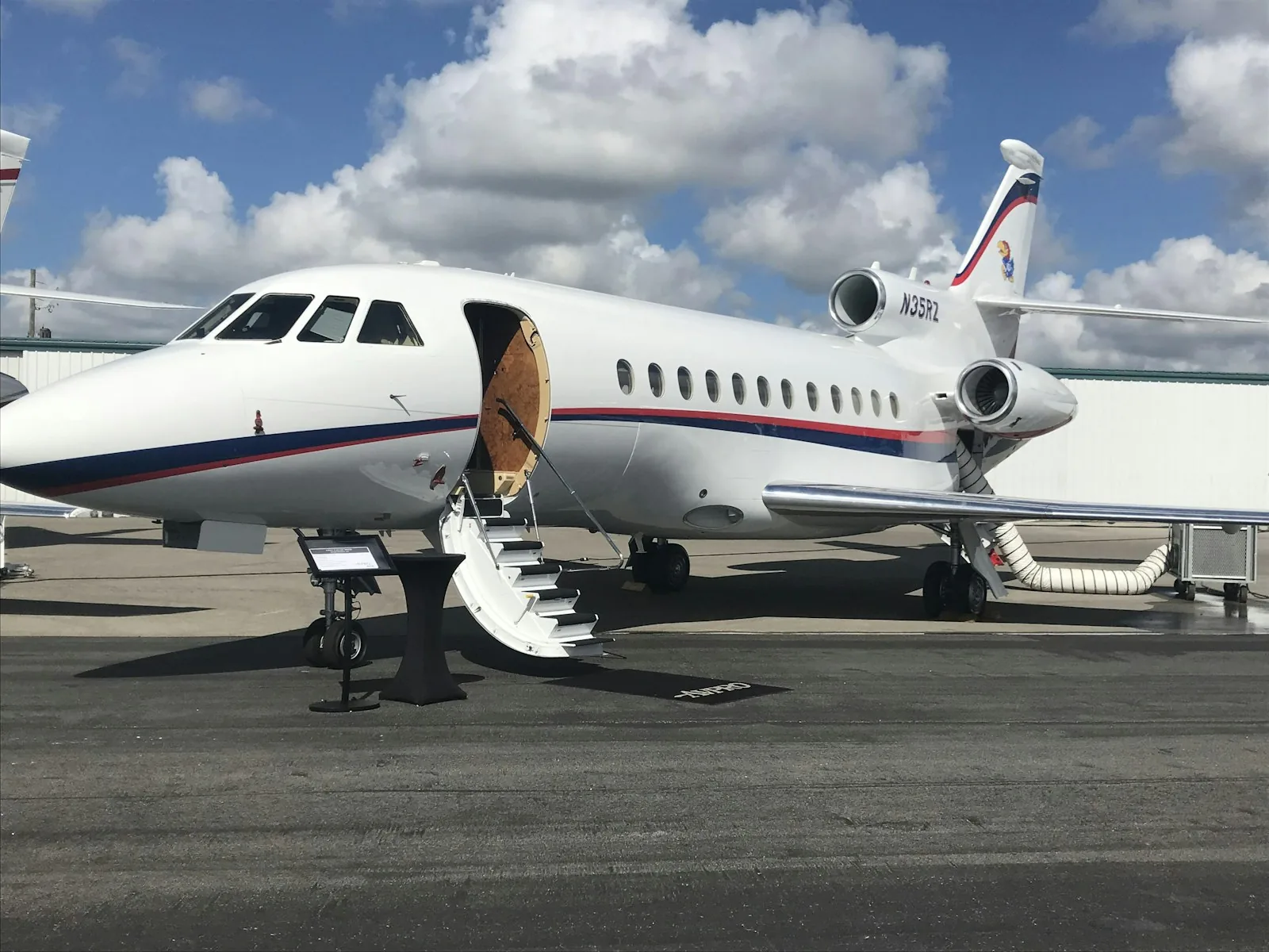 Jet privato Voyqa pronto alla partenza